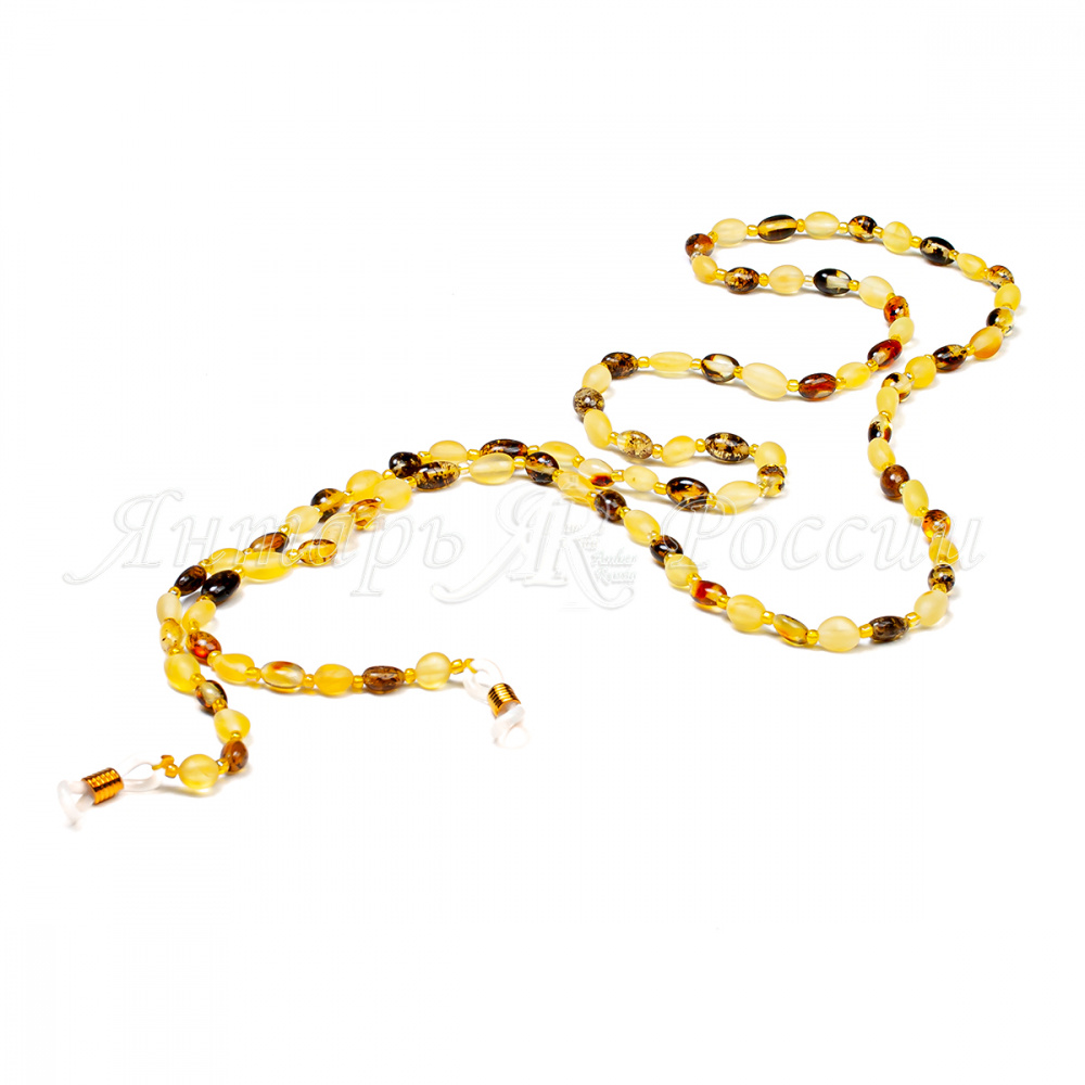 Бусы для очков Янтарь